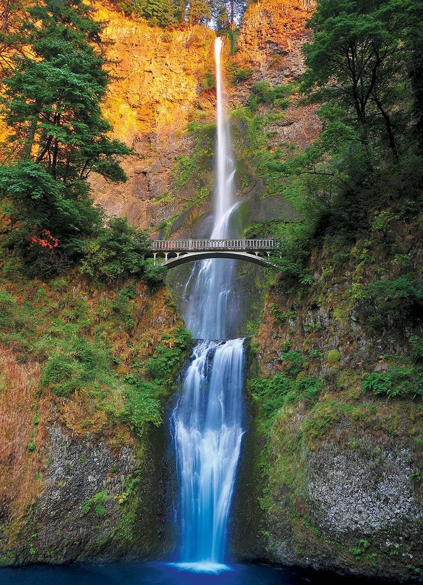 EUROGRAPHICS Puzzle Multnomah Falls, USA 1000 Teile