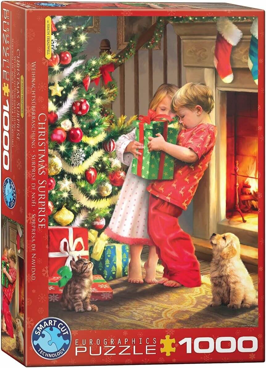 EUROGRAPHICS Puzzle Weihnachtsüberraschung 1000 Teile