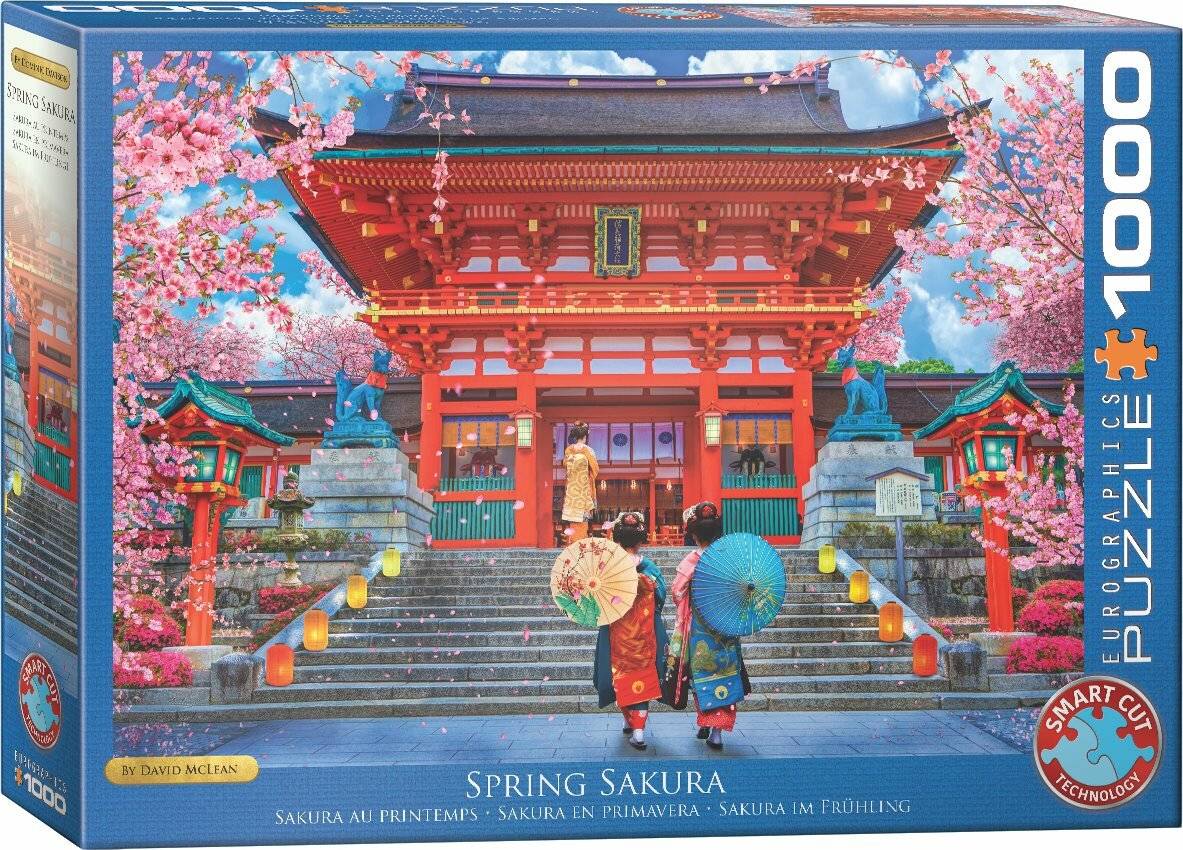 EUROGRAPHICS Frühling Sakura Puzzle 1000 Teile