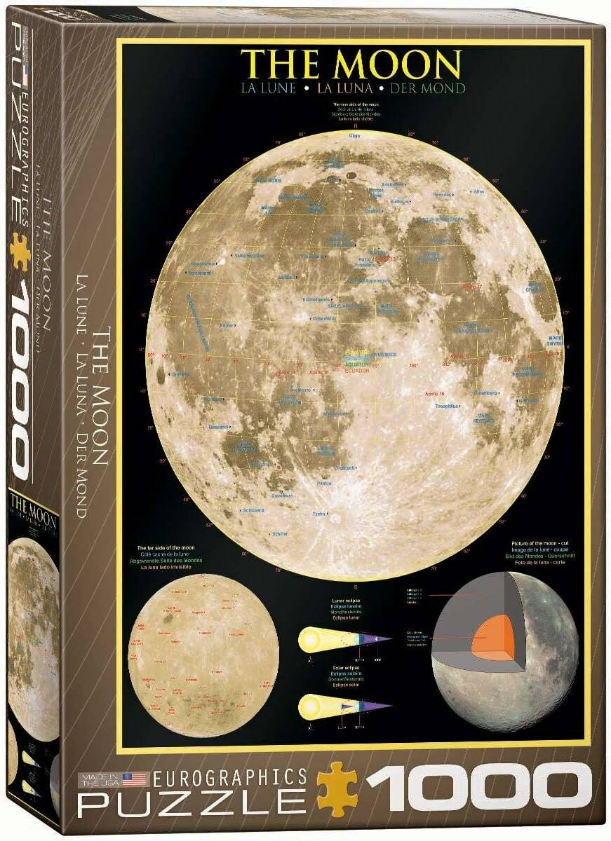 EUROGRAPHICS Puzzle Mond 1000 Teile