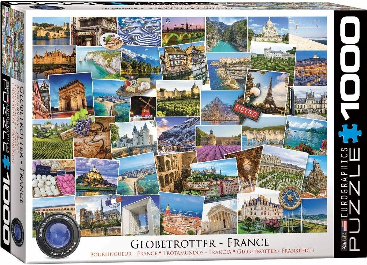 EUROGRAPHICS Weltreisender Puzzle - Frankreich 1000 Teile