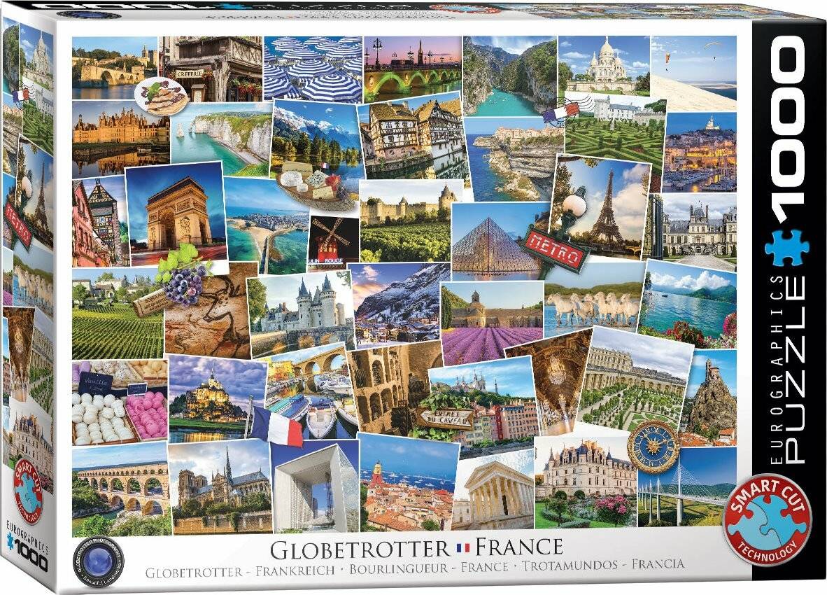 EUROGRAPHICS Weltreisender Puzzle - Frankreich 1000 Teile