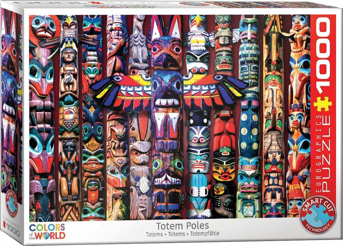 EUROGRAPHICS Puzzle Indianische Totems 1000 Teile