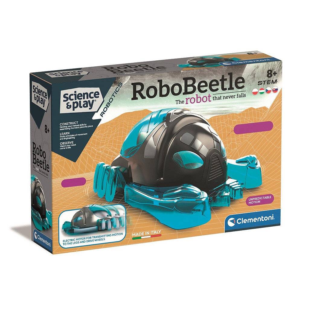 CLEMENTONI Science&Play Robotics: RoboBeetle - der Roboter, der nie fällt