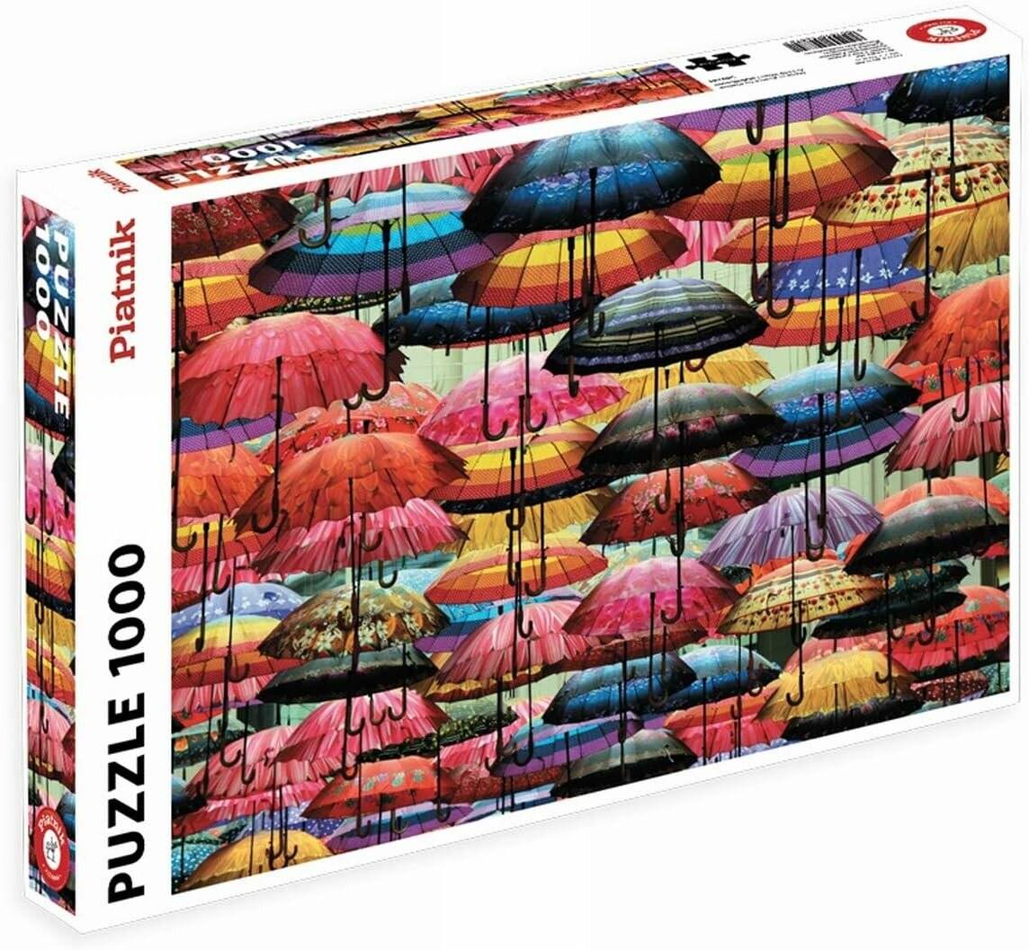PIATNIK Puzzle Bunte Regenschirme 1000 Teile