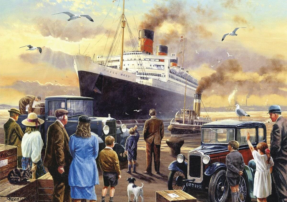 PIATNIK Puzzle RMS Queen Mary 1000 Teile