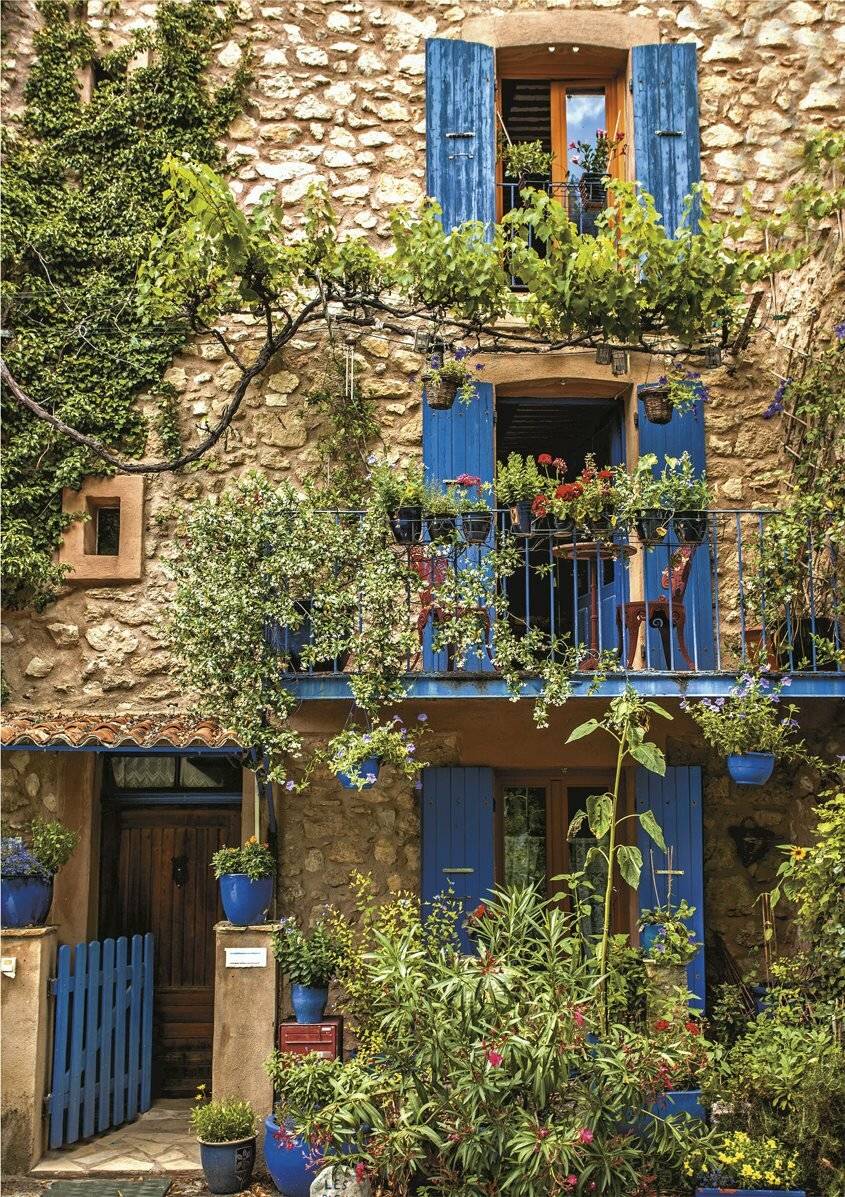 PIATNIK Puzzle Blauer Balkon 1000 Teile