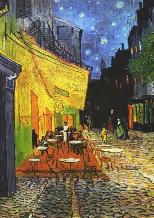 PIATNIK Puzzle Terrassencafé bei Nacht 1000 Teile