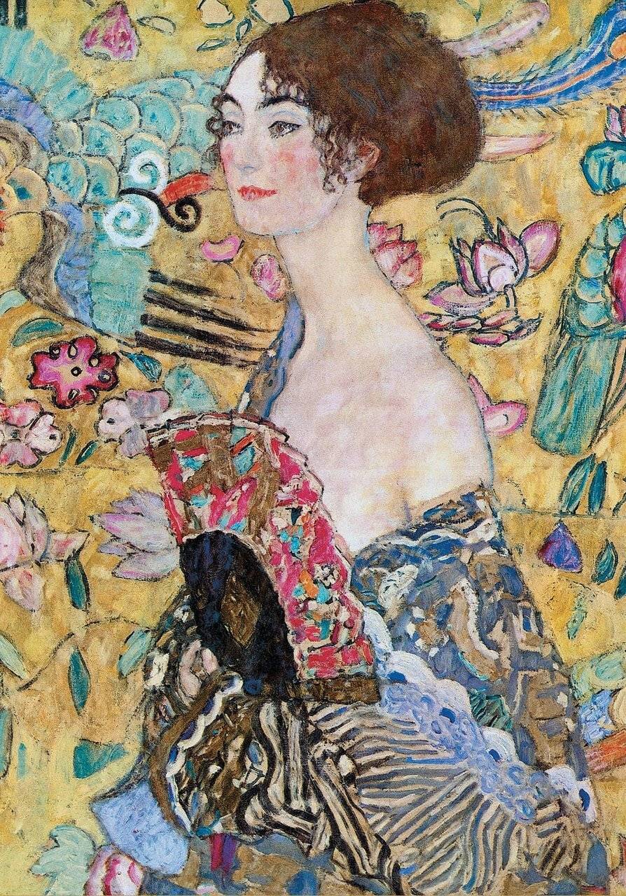 PIATNIK Puzzle Lady mit Fächer 1000 Teile