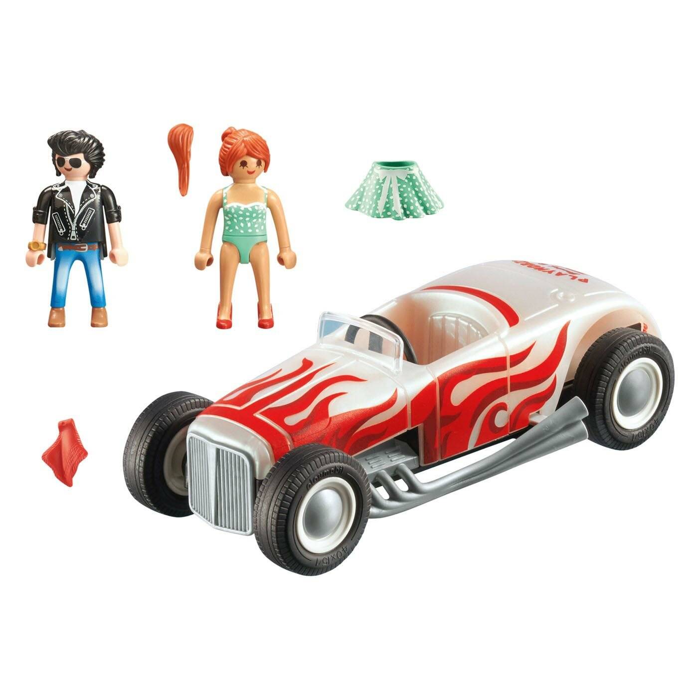 PLAYMOBIL 71078 City Life Starter Pack Hot Rod, Konstruktionsspielzeug