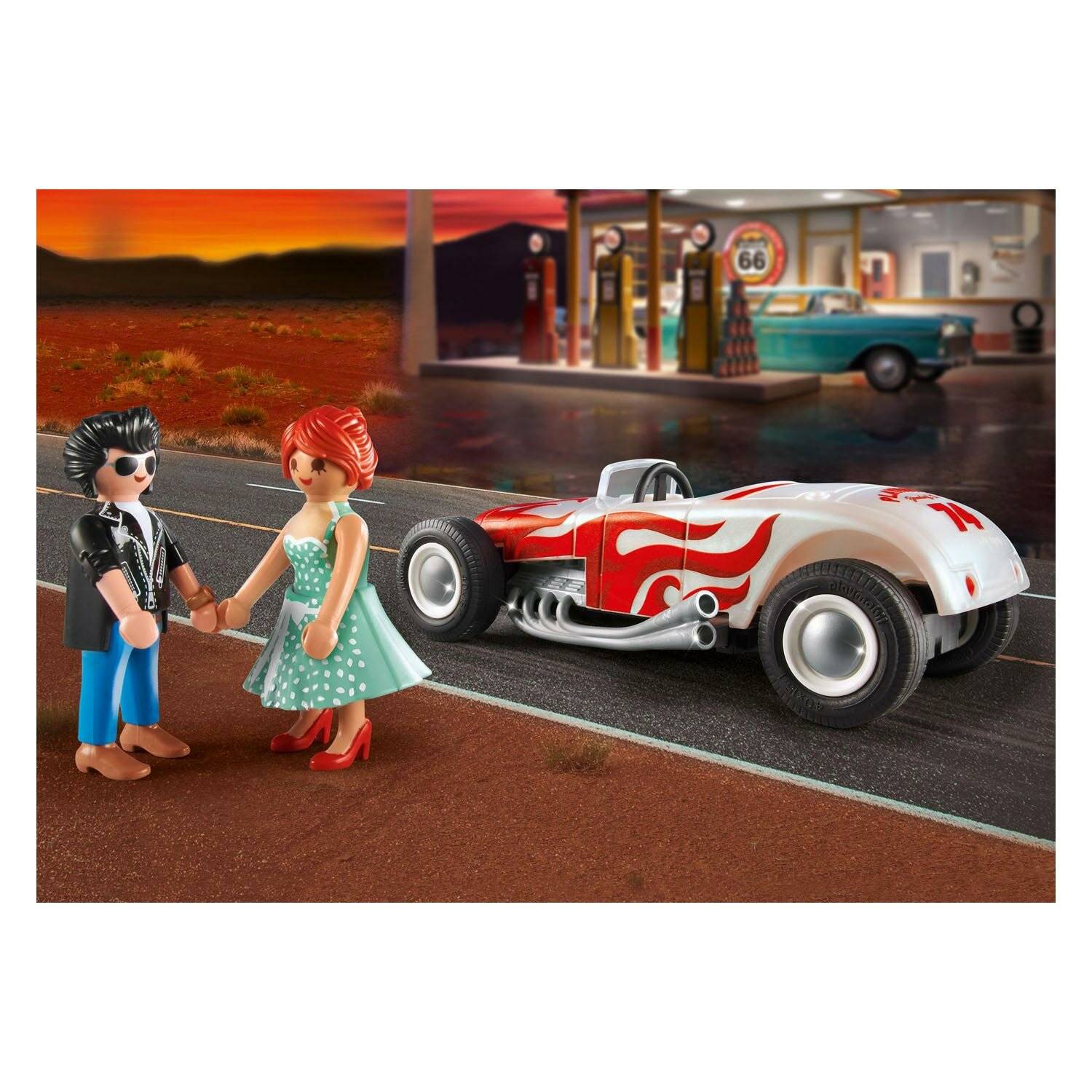 PLAYMOBIL 71078 City Life Starter Pack Hot Rod, Konstruktionsspielzeug