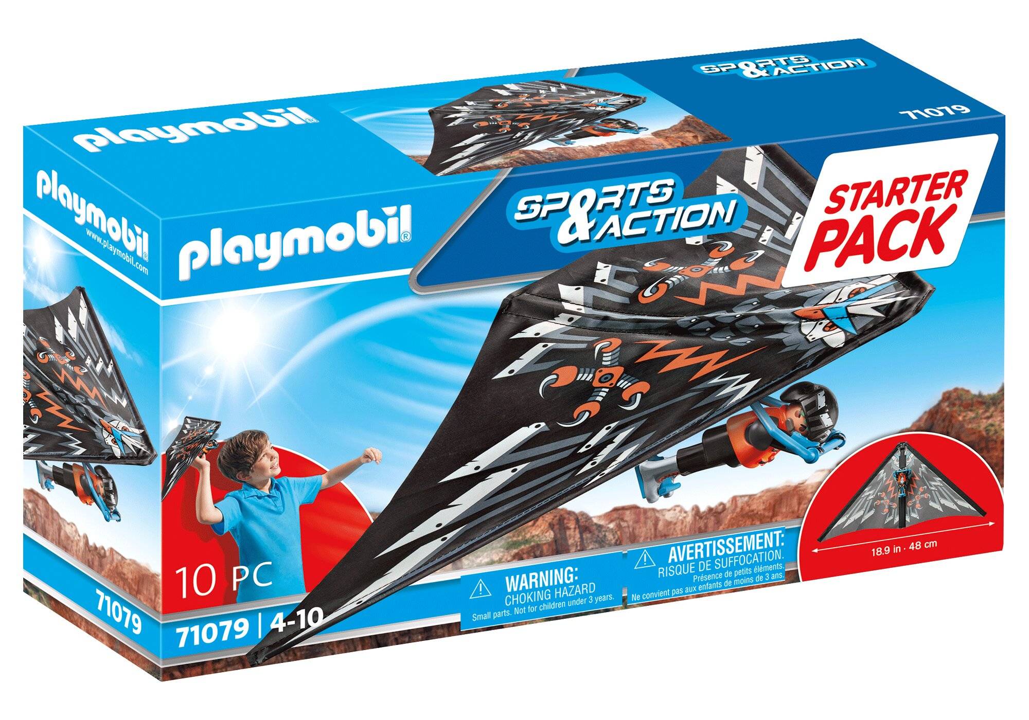 PLAYMOBIL 71079 Sports & Action Starter Pack Drachenflieger