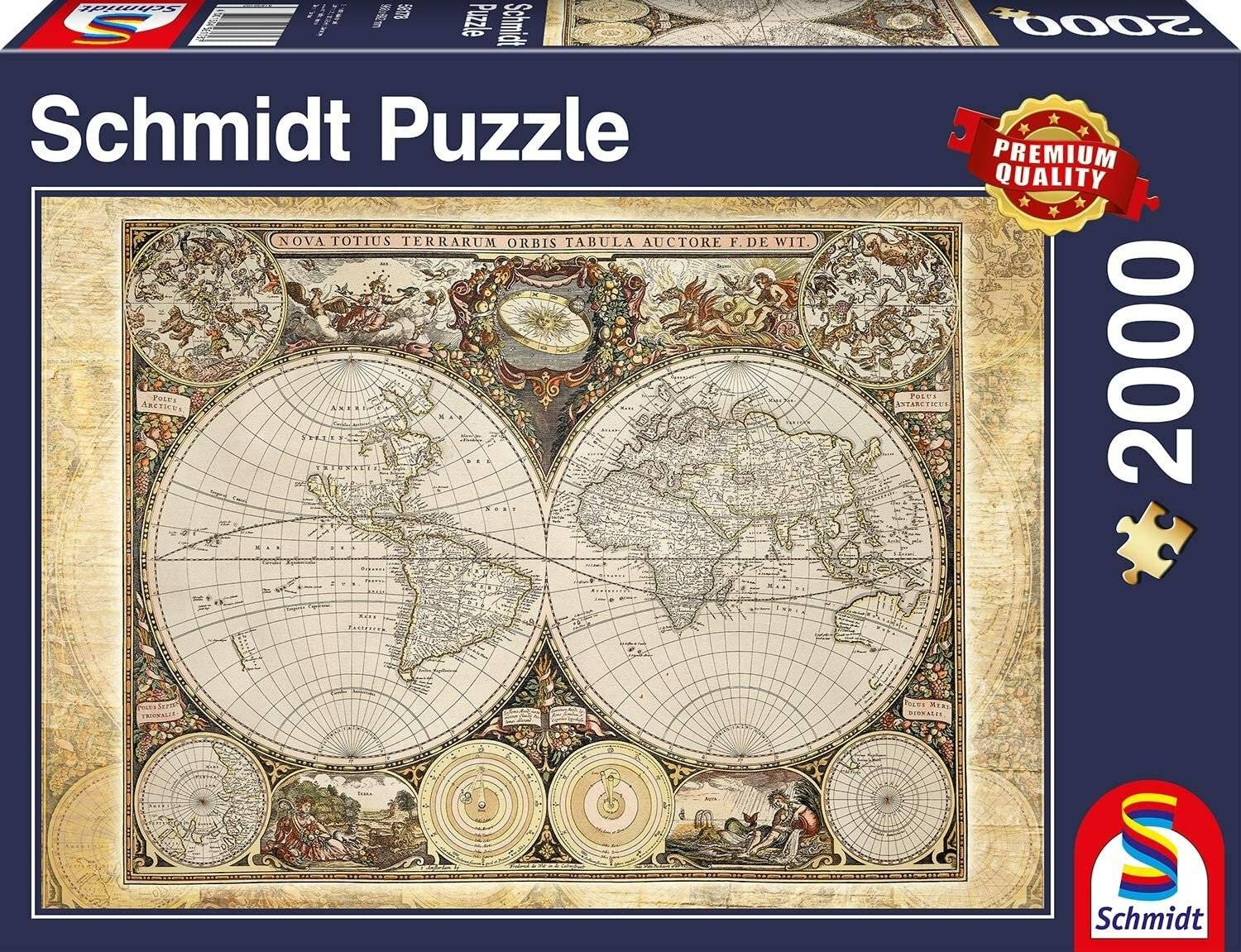 Puzzle Historische Weltkarte