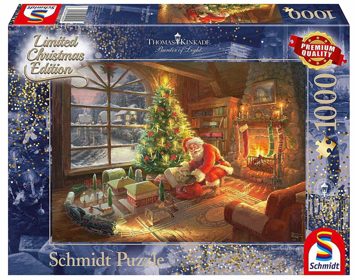 SCHMIDT Puzzle Geschenk des Weihnachtsmannes 1000 Teile