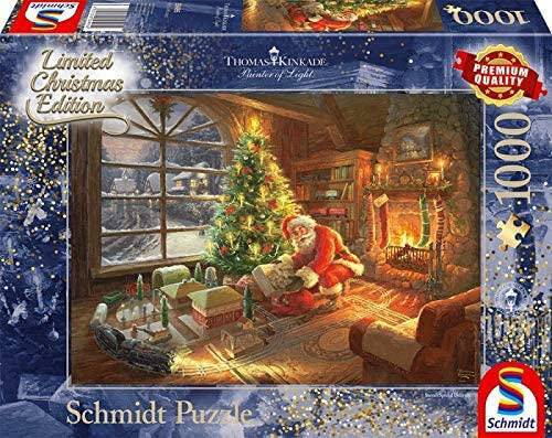 SCHMIDT Puzzle Geschenk des Weihnachtsmannes 1000 Teile