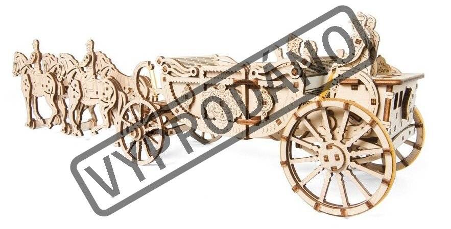 UGEARS 3D-Puzzle Königliche Kutsche 290 Teile