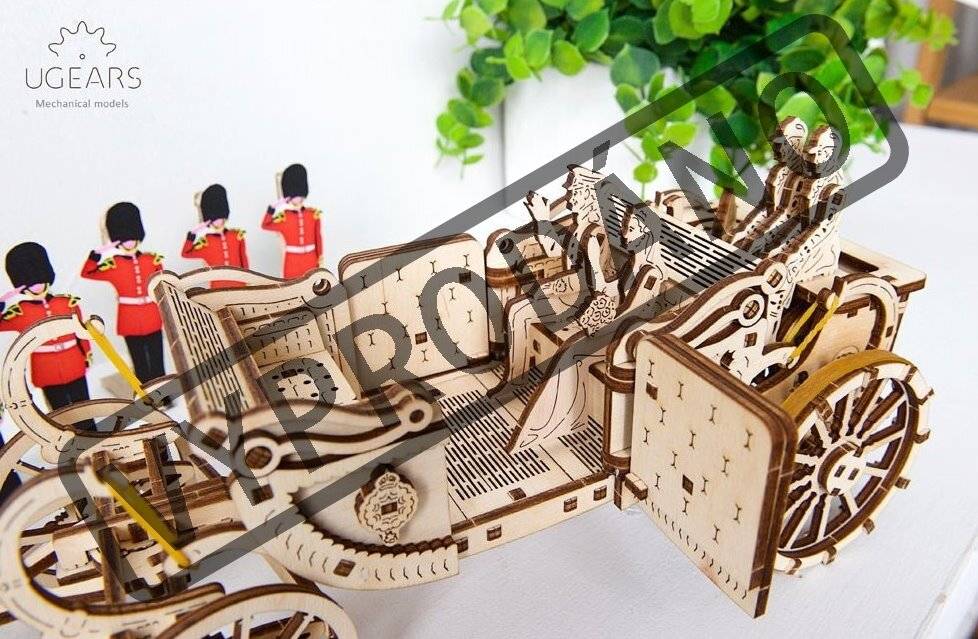 UGEARS 3D-Puzzle Königliche Kutsche 290 Teile