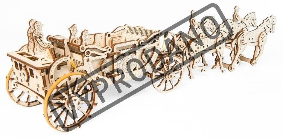UGEARS 3D-Puzzle Königliche Kutsche 290 Teile