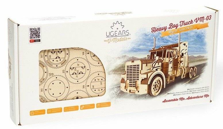 UGEARS 3D-Puzzle Heavy Boy LKW VM-03, 541 Teile