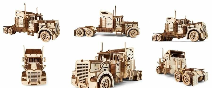 UGEARS 3D-Puzzle Heavy Boy LKW VM-03, 541 Teile