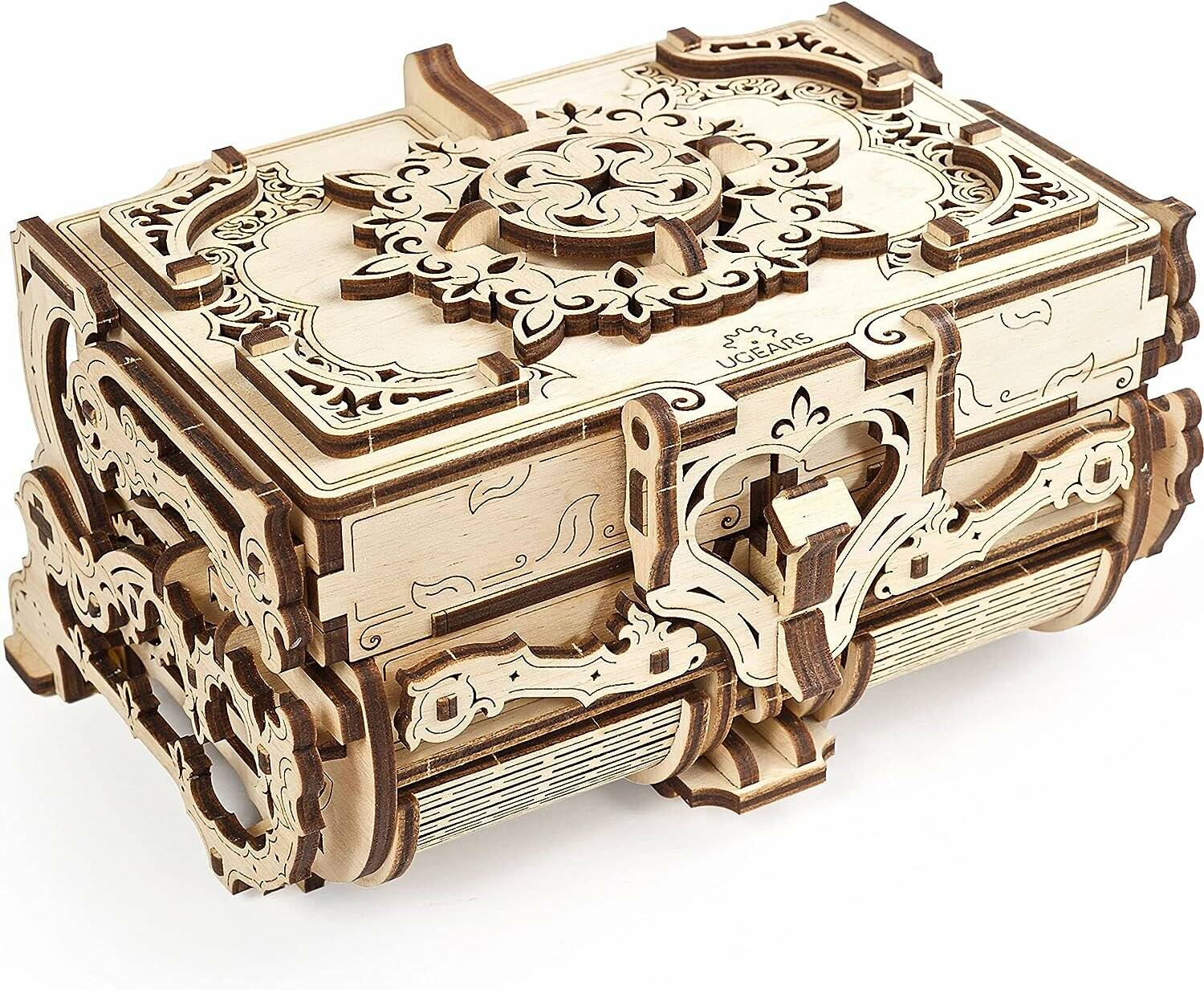 UGEARS 3D-Puzzle Antike Schmuckschatulle 185 Teile