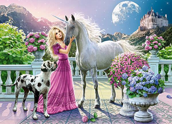 CASTORLAND Puzzle Mein Freund das Einhorn 300 Teile