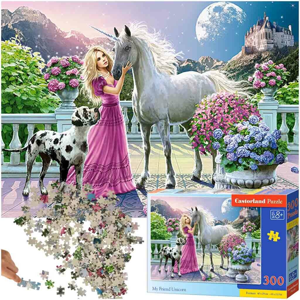 CASTORLAND Puzzle Mein Freund das Einhorn 300 Teile