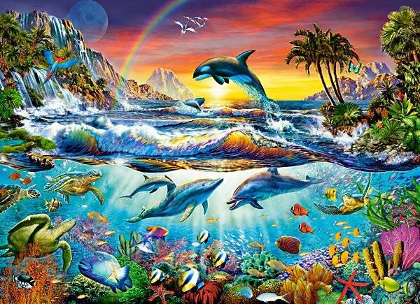 CASTORLAND Puzzle Paradiesbucht 300 Teile
