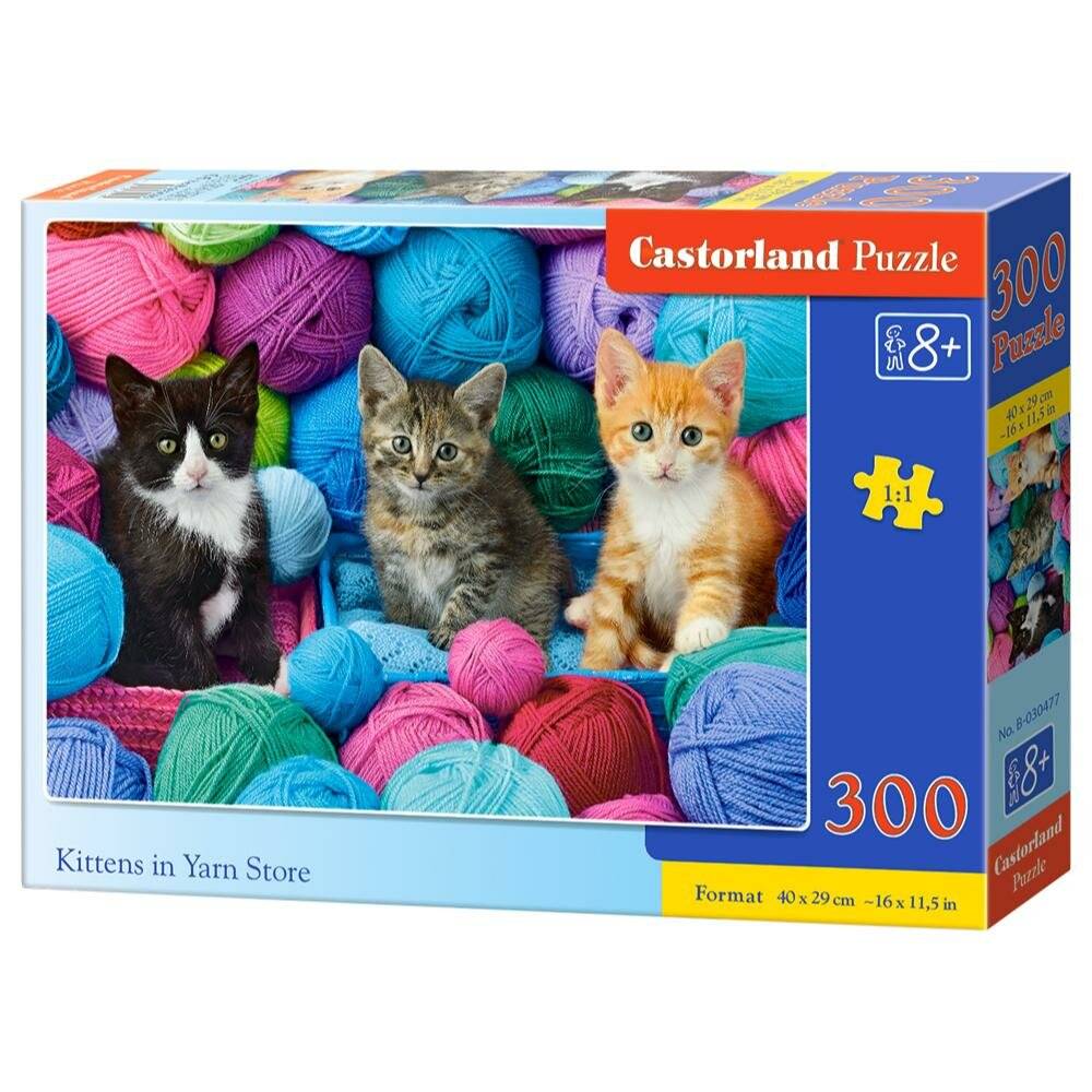 CASTORLAND Puzzle Kätzchen im Garnladen 300 Teile