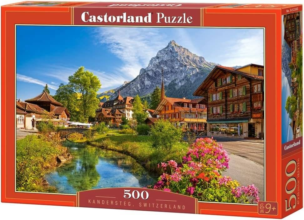 CASTORLAND Puzzle Kandersteg, Schweiz 500 Teile