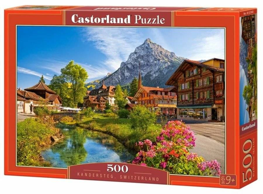 CASTORLAND Puzzle Kandersteg, Schweiz 500 Teile
