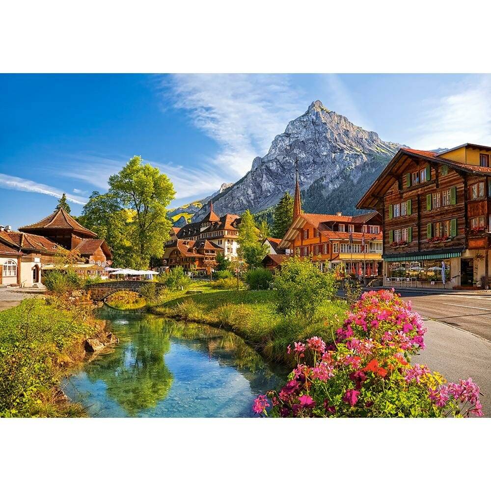 CASTORLAND Puzzle Kandersteg, Schweiz 500 Teile