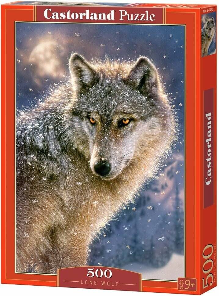 CASTORLAND Einsamer Wolf Puzzle 500 Teile
