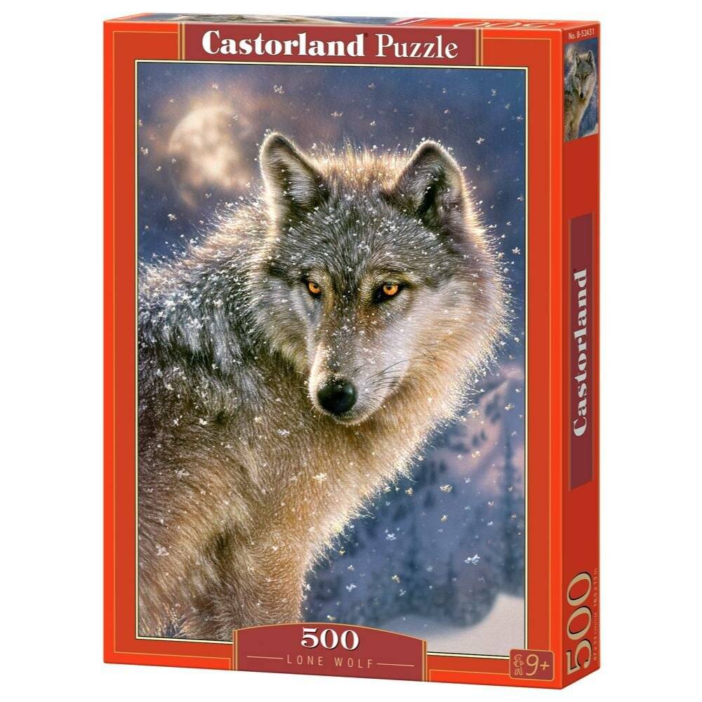 CASTORLAND Einsamer Wolf Puzzle 500 Teile