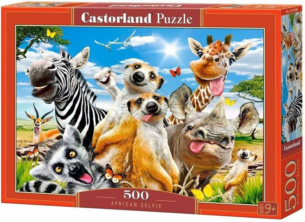 CASTORLAND Afrikanisches Selfie-Puzzle 500 Teile