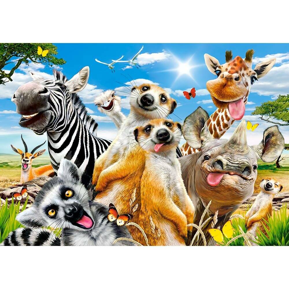 CASTORLAND Afrikanisches Selfie-Puzzle 500 Teile