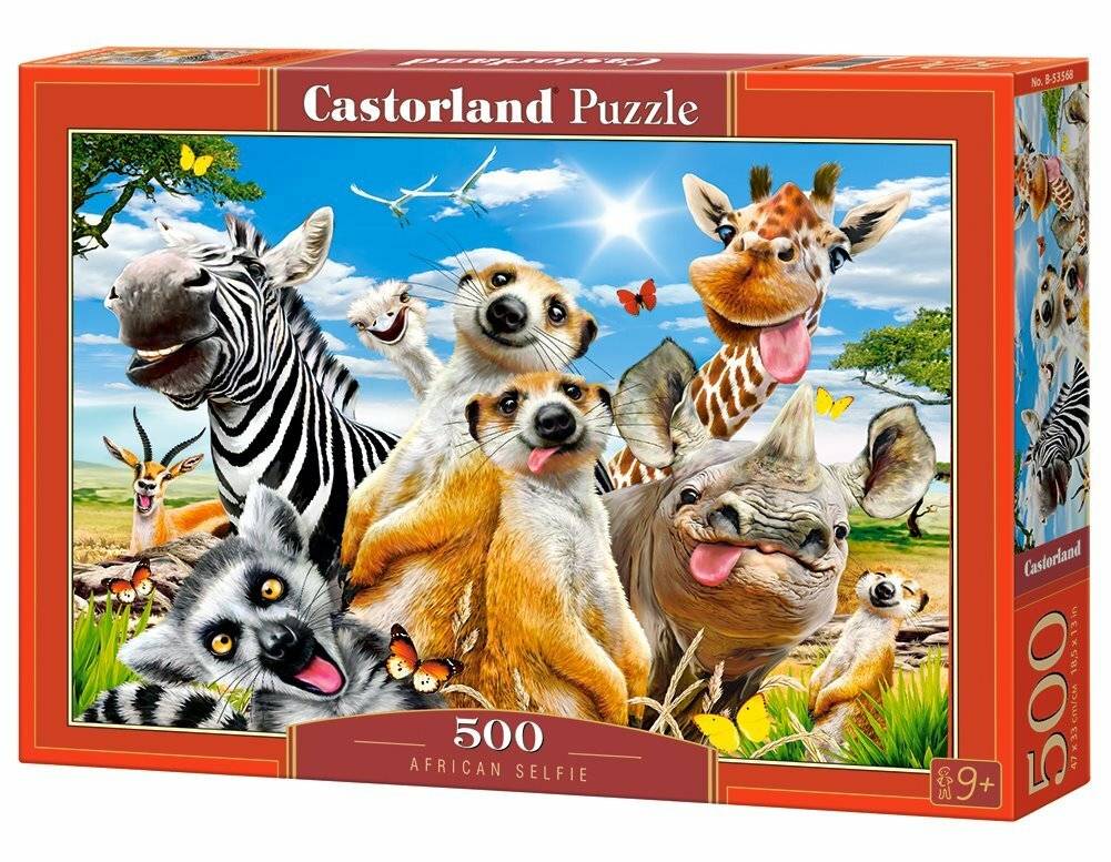 CASTORLAND Afrikanisches Selfie-Puzzle 500 Teile