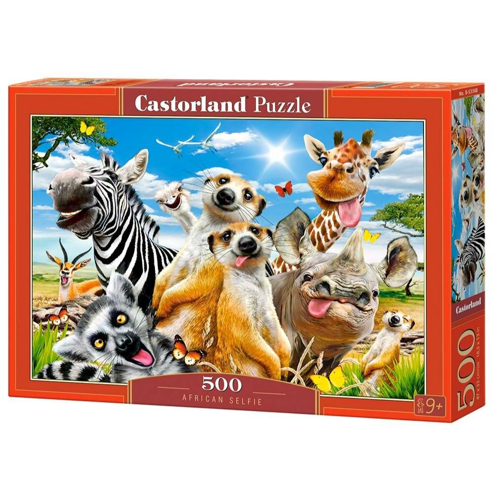 CASTORLAND Afrikanisches Selfie-Puzzle 500 Teile