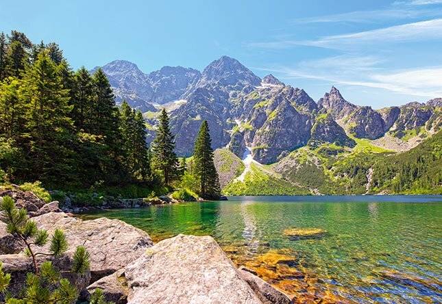 CASTORLAND Puzzle Pleso Morskie Oko, Hohe Tatra 1000 Teile