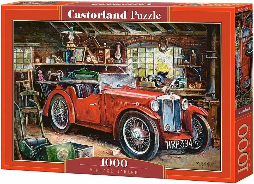 CASTORLAND Puzzle Veteran in der Garage 1000 Teile