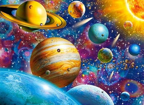 CASTORLAND Sonnensystem Puzzle 100 Teile