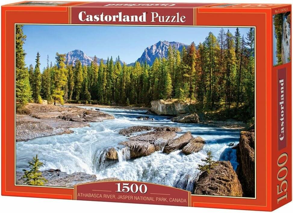 CASTORLAND Puzzle Athabasca River, Jasper National Park 1500 Teile