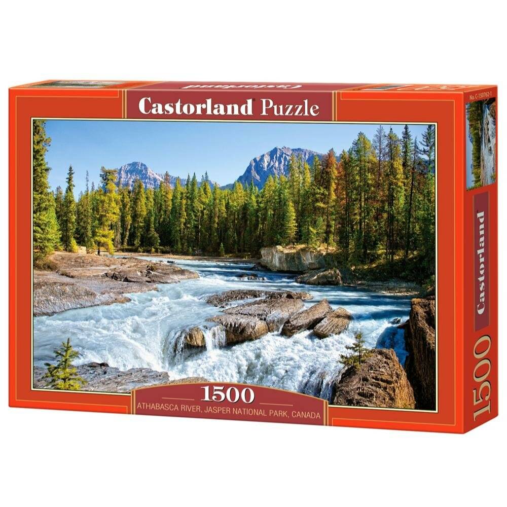 CASTORLAND Puzzle Athabasca River, Jasper National Park 1500 Teile