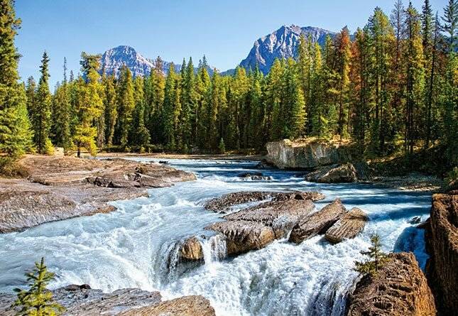 CASTORLAND Puzzle Athabasca River, Jasper National Park 1500 Teile