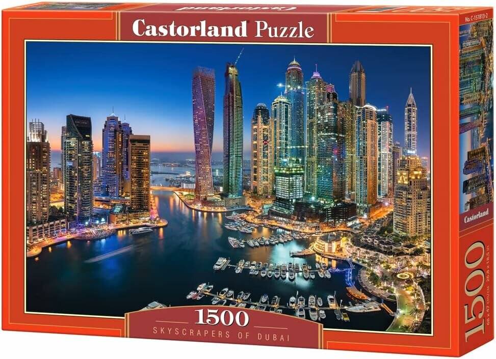 CASTORLAND Puzzle Wolkenkratzer in Dubai 1500 Teile