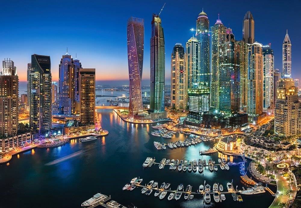 CASTORLAND Puzzle Wolkenkratzer in Dubai 1500 Teile