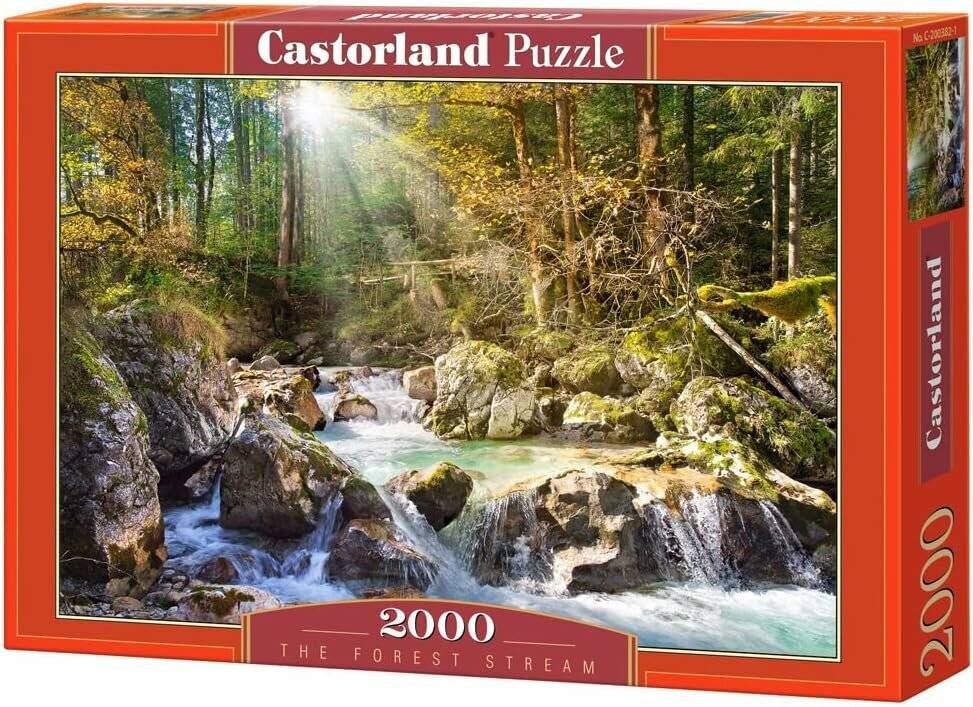 CASTORLAND Puzzle Fluss im Wald 2000 Teile