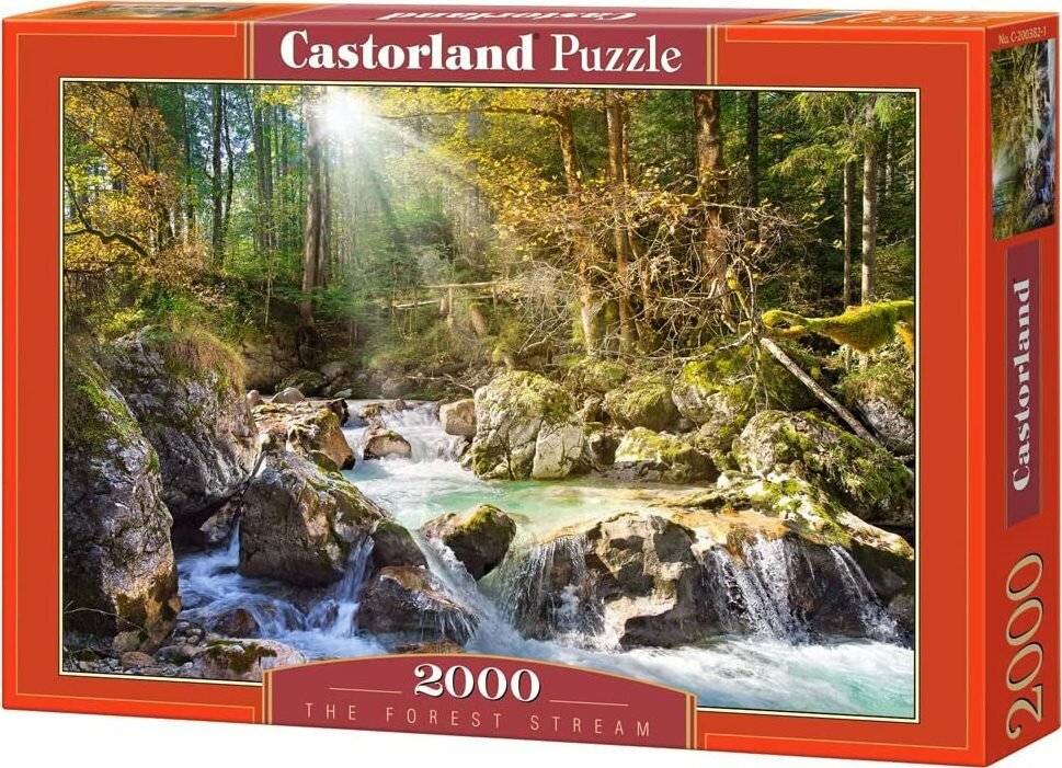 CASTORLAND Puzzle Fluss im Wald 2000 Teile