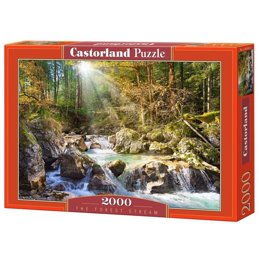 CASTORLAND Puzzle Fluss im Wald 2000 Teile