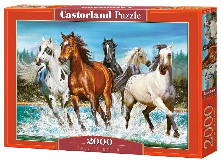CASTORLAND Puzzle Ruf der Natur 2000 Teile